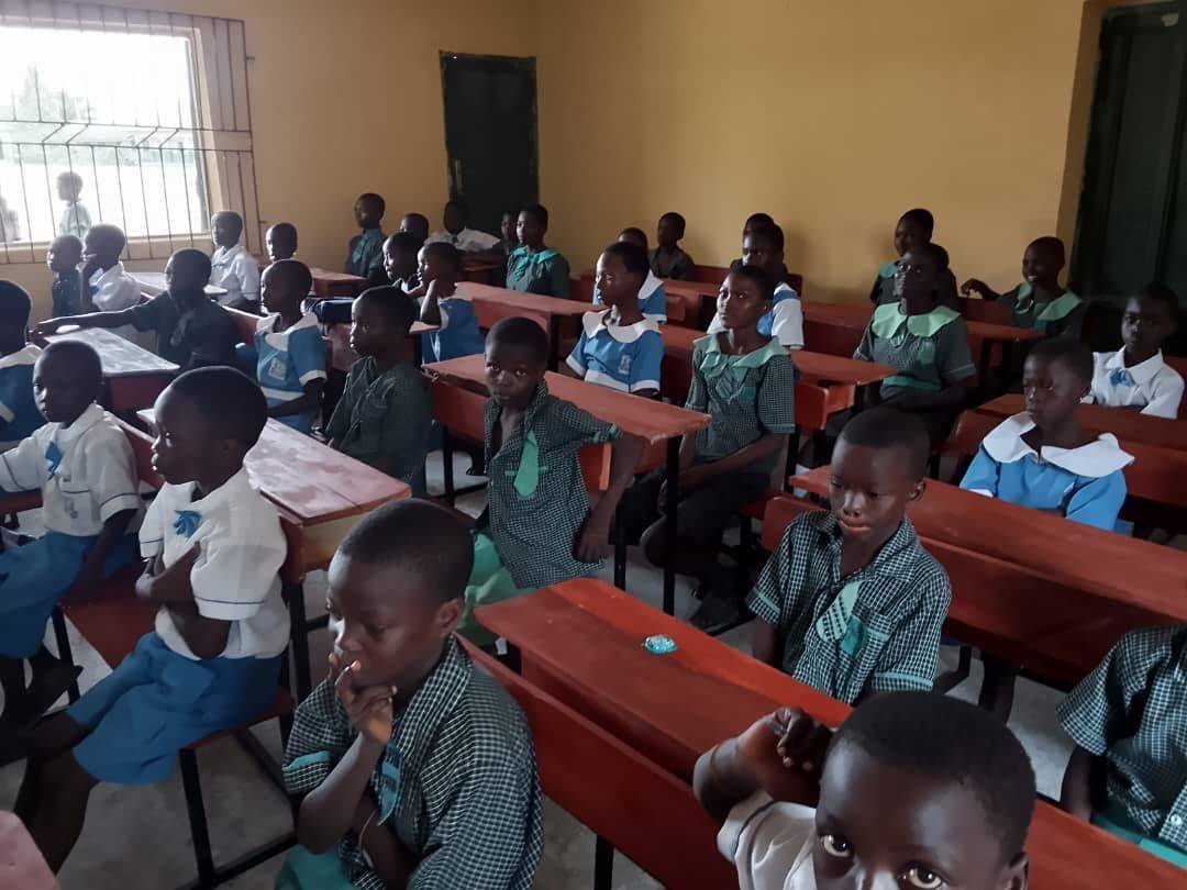 The kids are happy