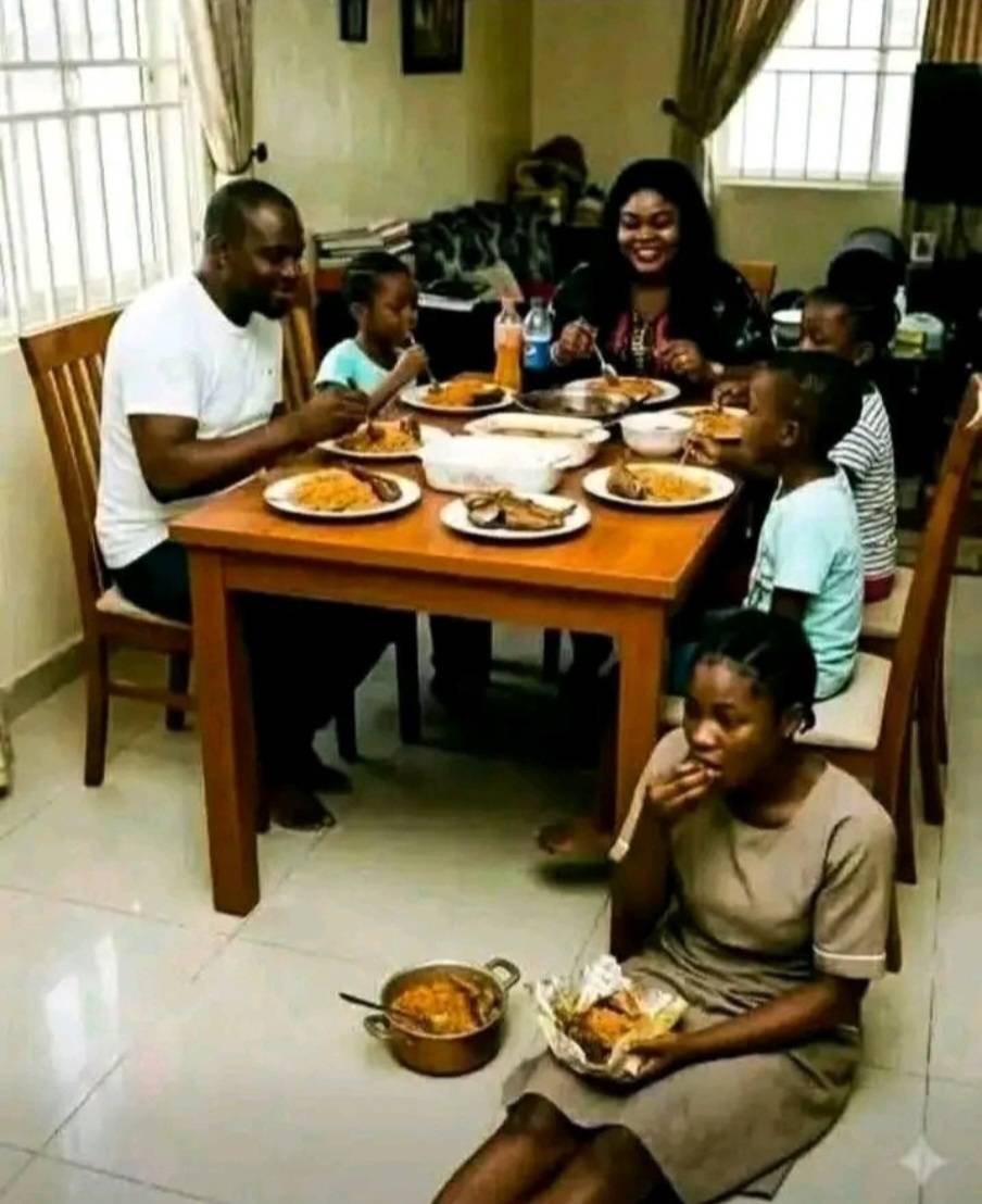 Treat everyone as equal...she, too, is a member of the family