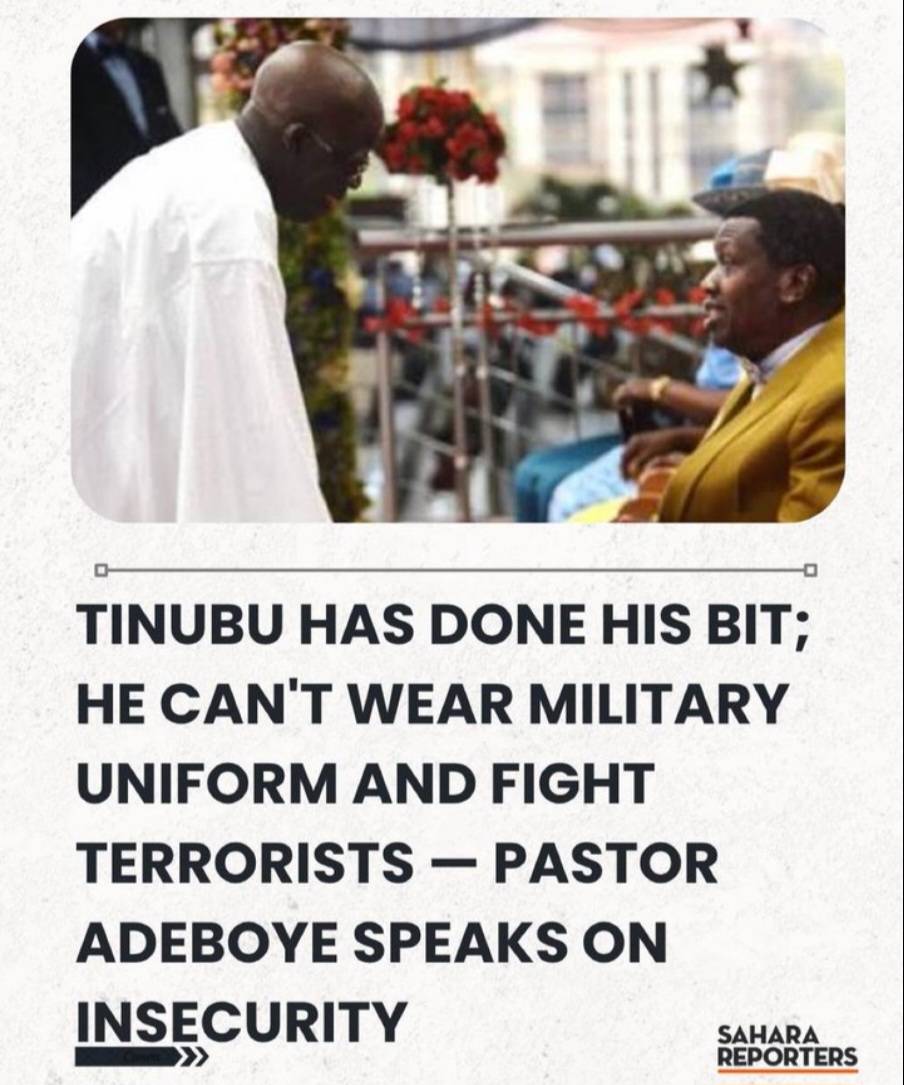 But when it was goodluck time you joined protest so he can resign na your own brother has done his b...