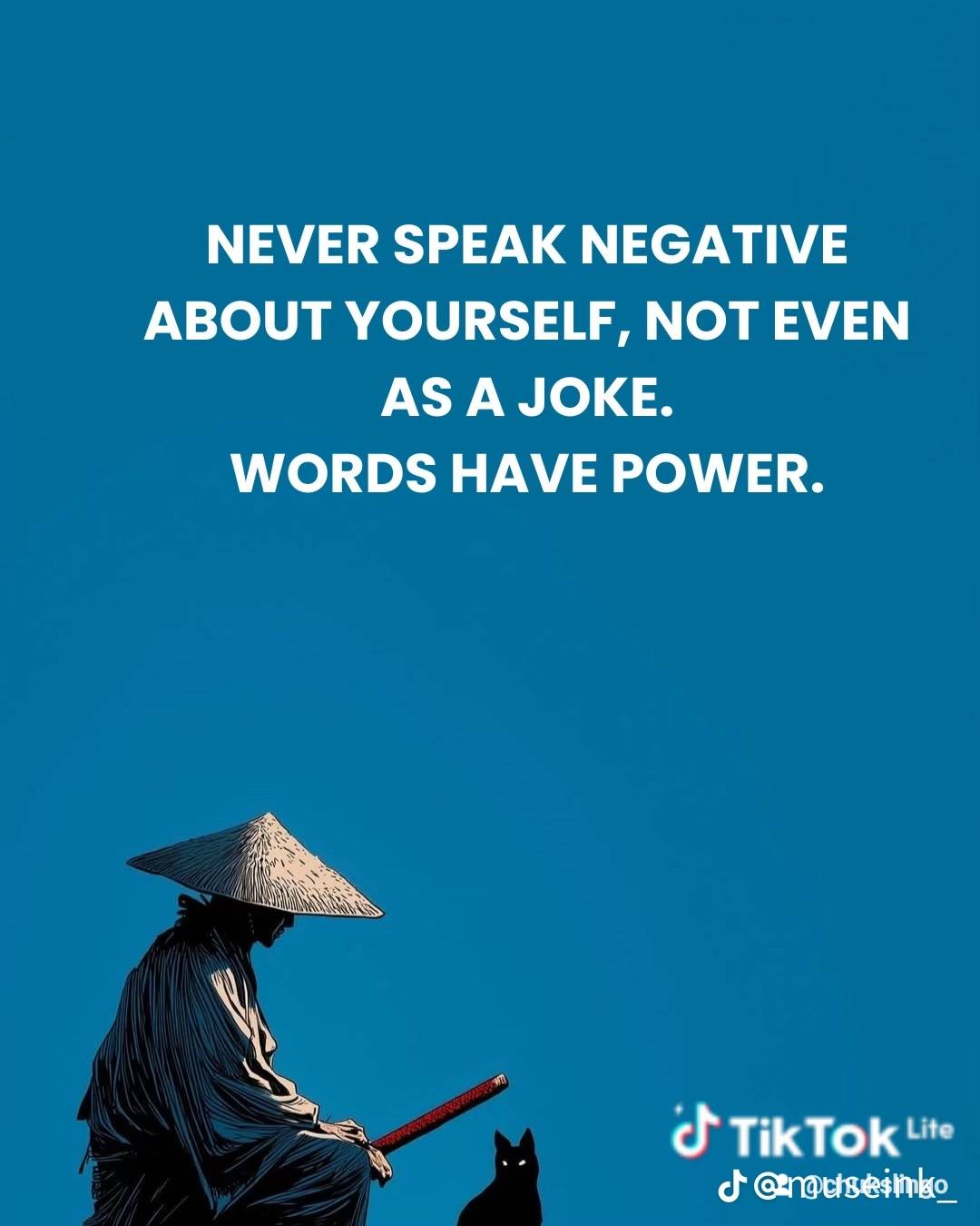 Speak POSITIVE,Live POSITIVE!!💯