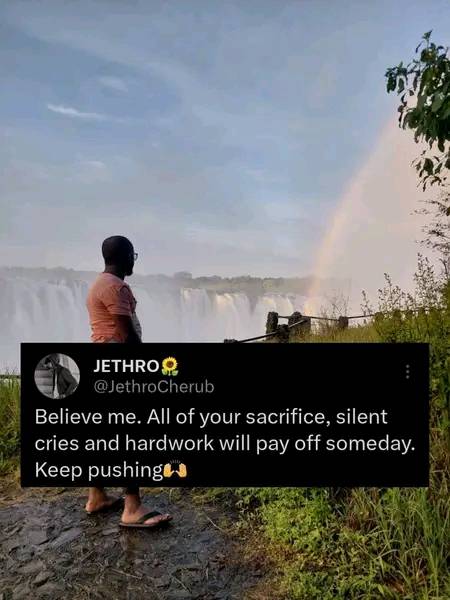 As you're believing,also work hard to actualize it.๐๐ฏ
