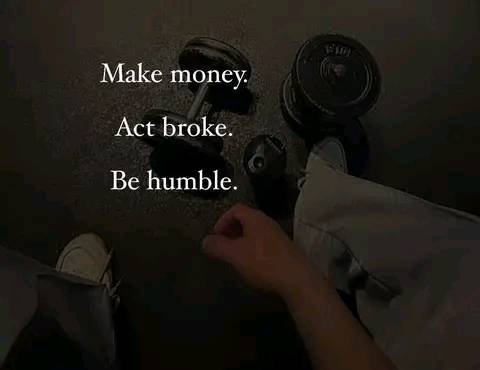 Who else can act broke??