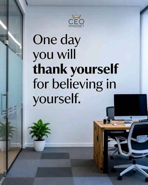 Just believe in yourself ๐ฏ๐