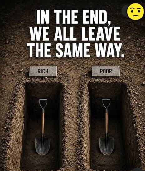 I wish the politicians and the elites will be pondering on this🥱