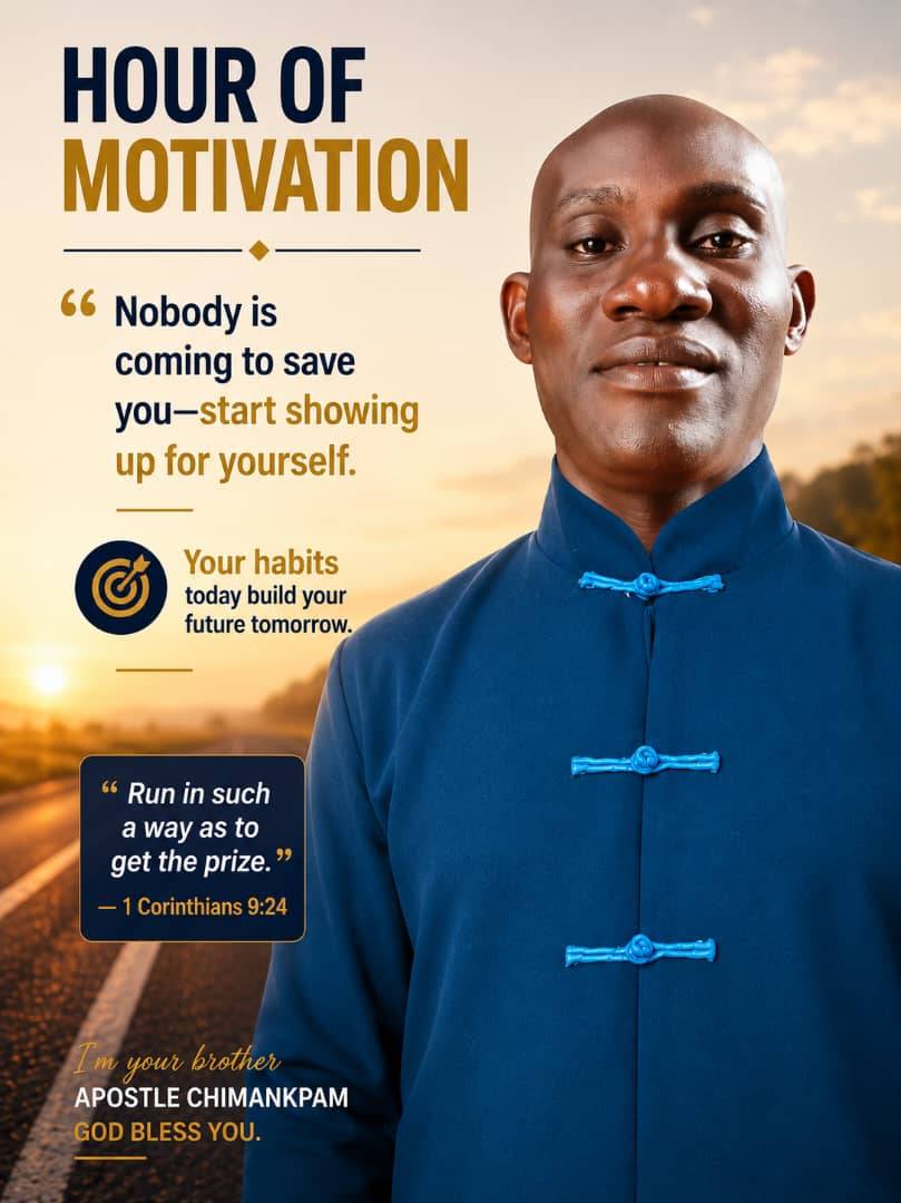 HOUR OF MOTIVATION
Nobody is coming to save you—
start showing up for yourself.
Your future change...