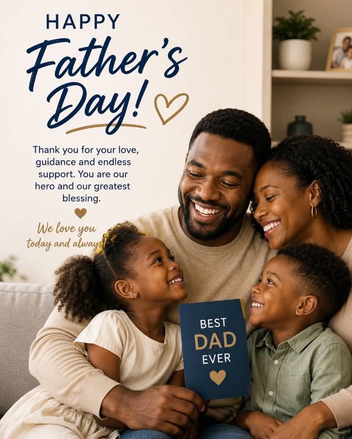 Happy father's day to every Dad that has been present in the life of his children โค๏ธ๐