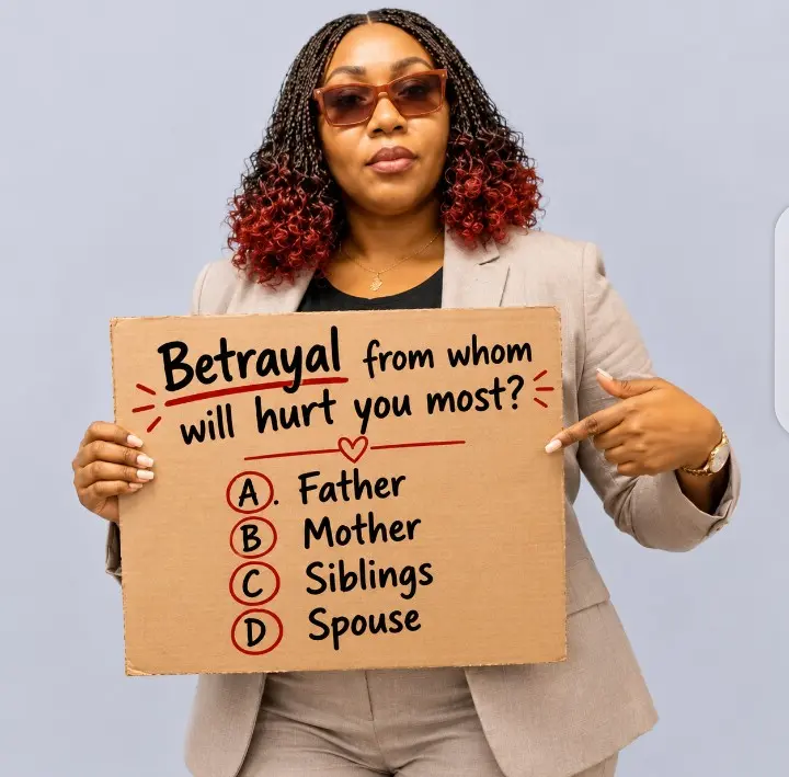 This is about betrayal and when it comes from a certain kind of persons, it hurts deeply.
Follow, li...