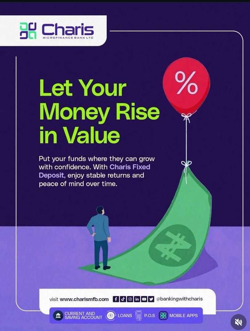 Put your funds where they can grow. With Charis Fixed Deposit, enjoy stable returns and peace of min...