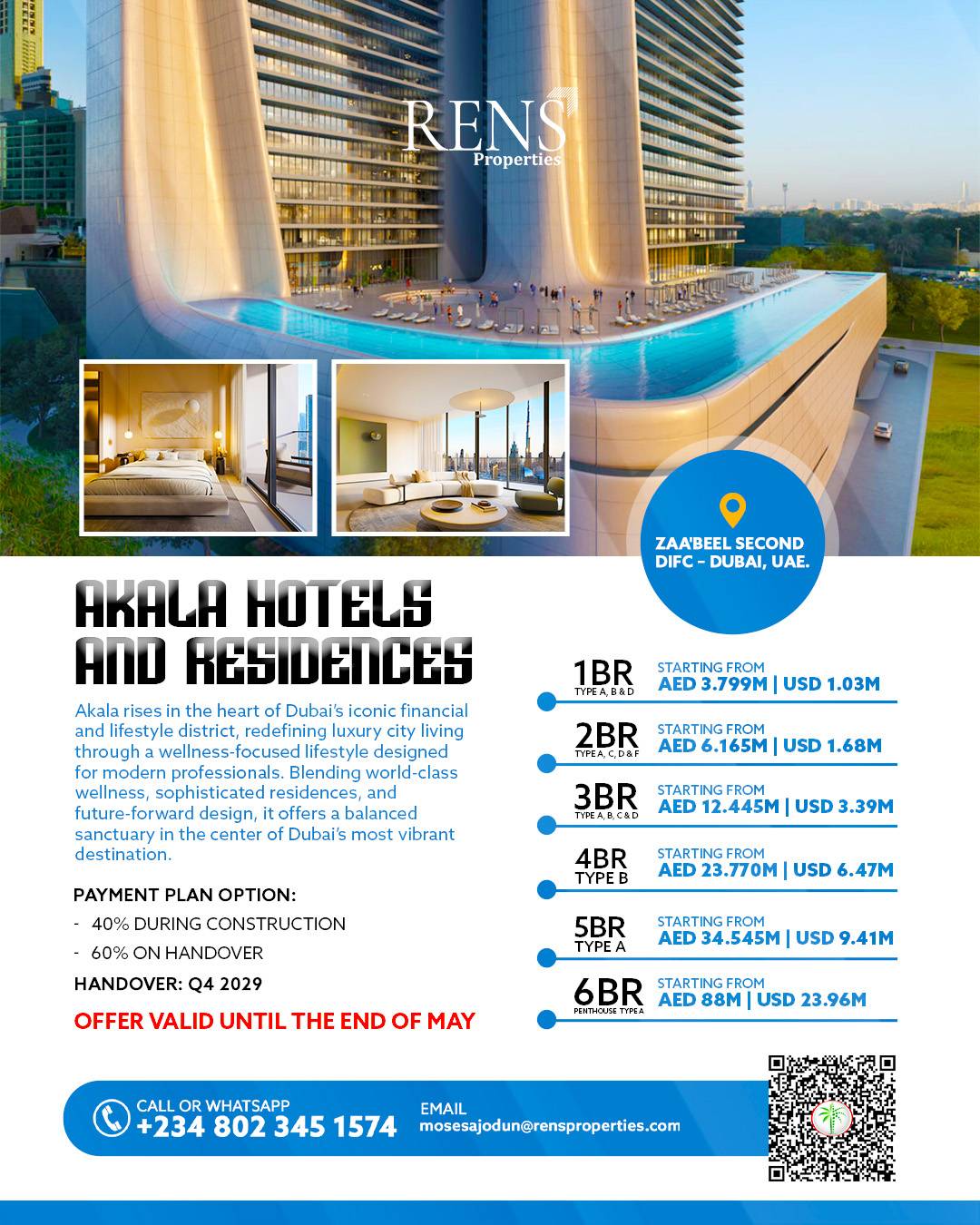 *Dubai Real Estates Brokers*
Moses Ajodun Sell Dubai Investment Real Estates @RensProperties Dubai...