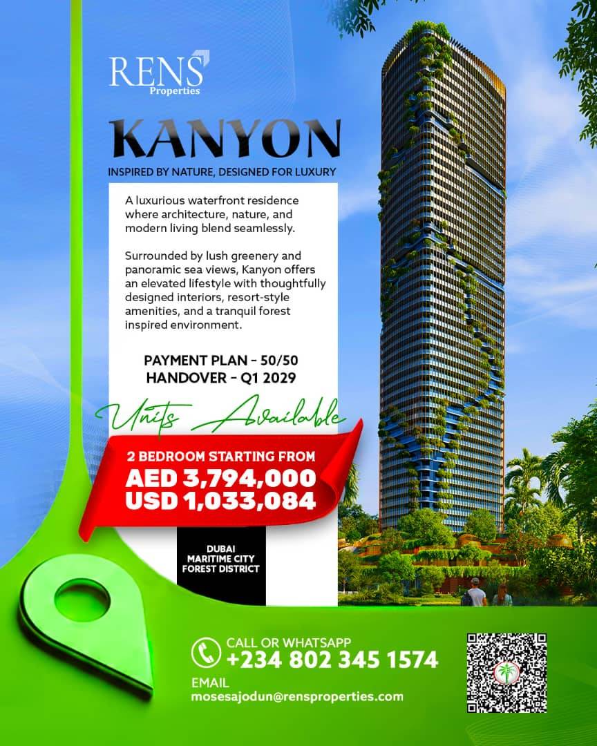 *Dubai Real Estates Brokers*
Moses Ajodun Sell Dubai Investment Real Estates @RensProperties Dubai...
