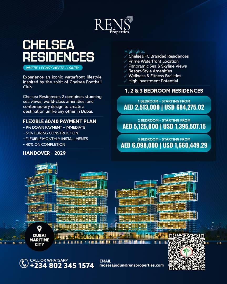 *Dubai Real Estates Brokers*
Moses Ajodun Sell Dubai Investment Real Estates @RensProperties Dubai...