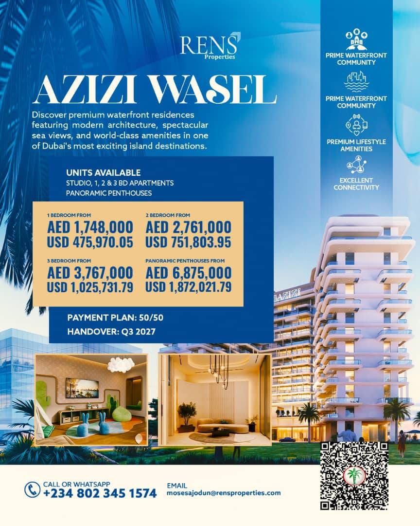 *Dubai Real Estates Brokers*
Moses Ajodun Sell Dubai Investment Real Estates @RensProperties Dubai...