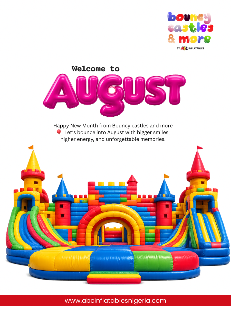 "Hello August! Let’s bounce into a month of fun and smiles with our exciting bouncy castles.
Book no...