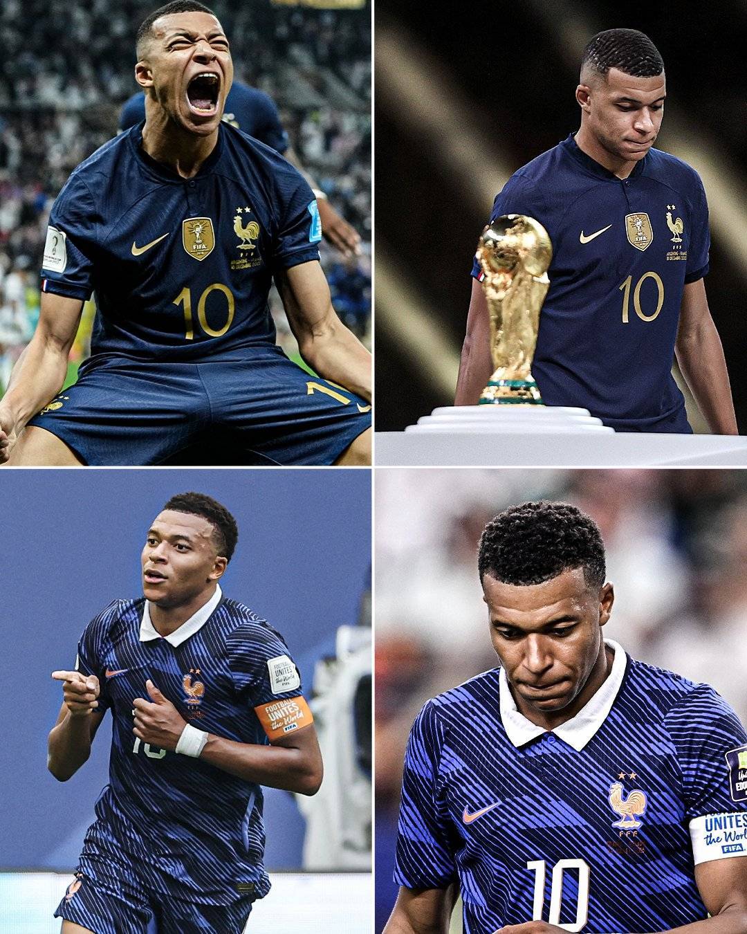 Back-to-back World Cup Golden Boots, but no championship title since 2018 😔
Kylian Mbappé is the f...