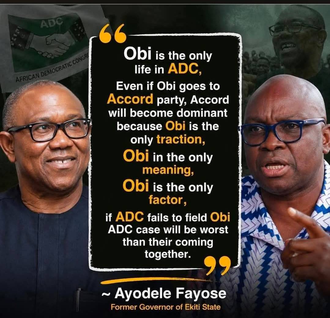 Even Ayo fayose knows Obi is the only person who can save Nigeria now from APC