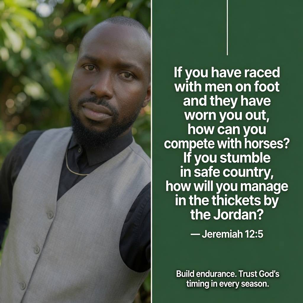 Trusting in God's timing.