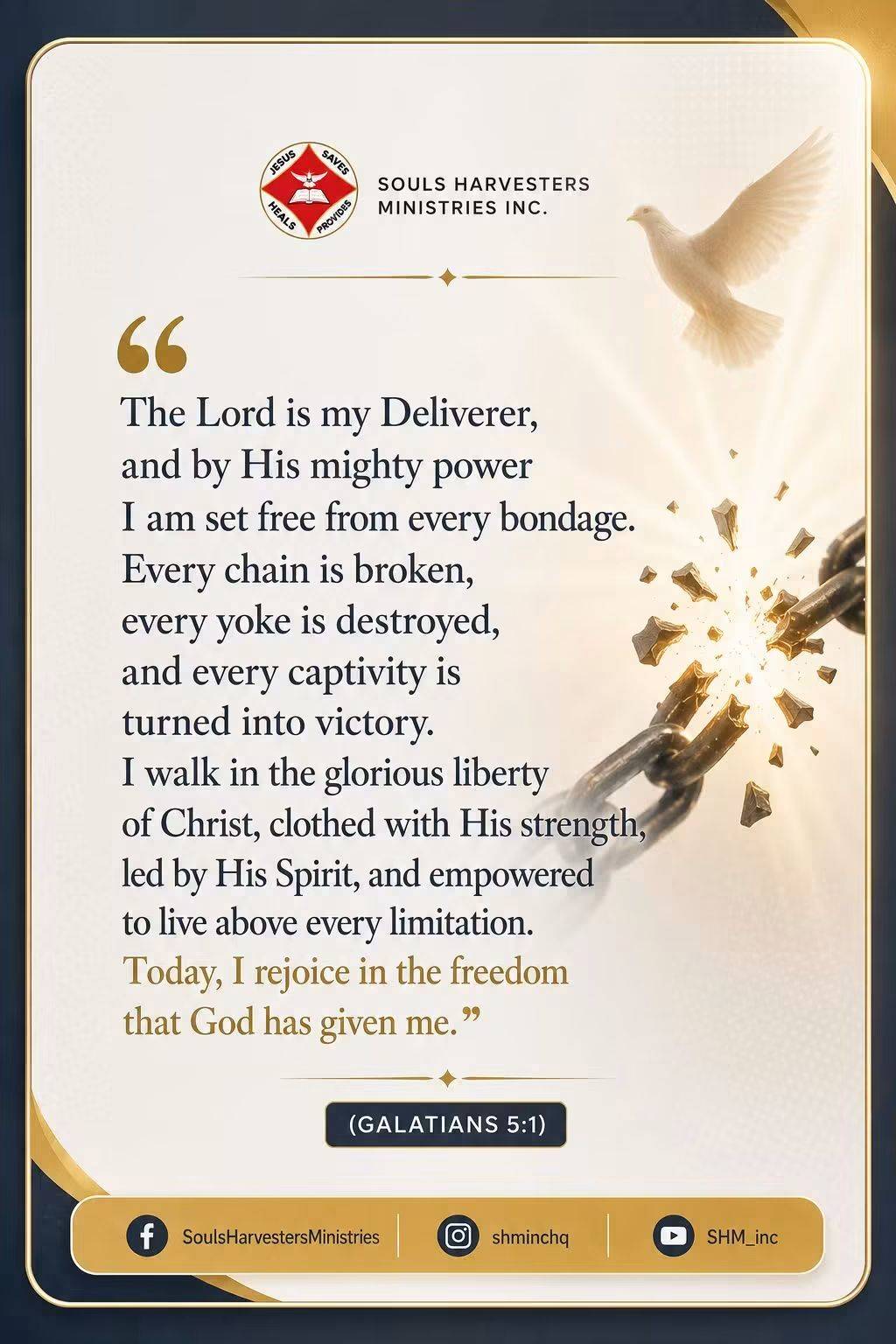 TODAY, I AFFIRM AND DECLARE IN JESUS NAME AMEN