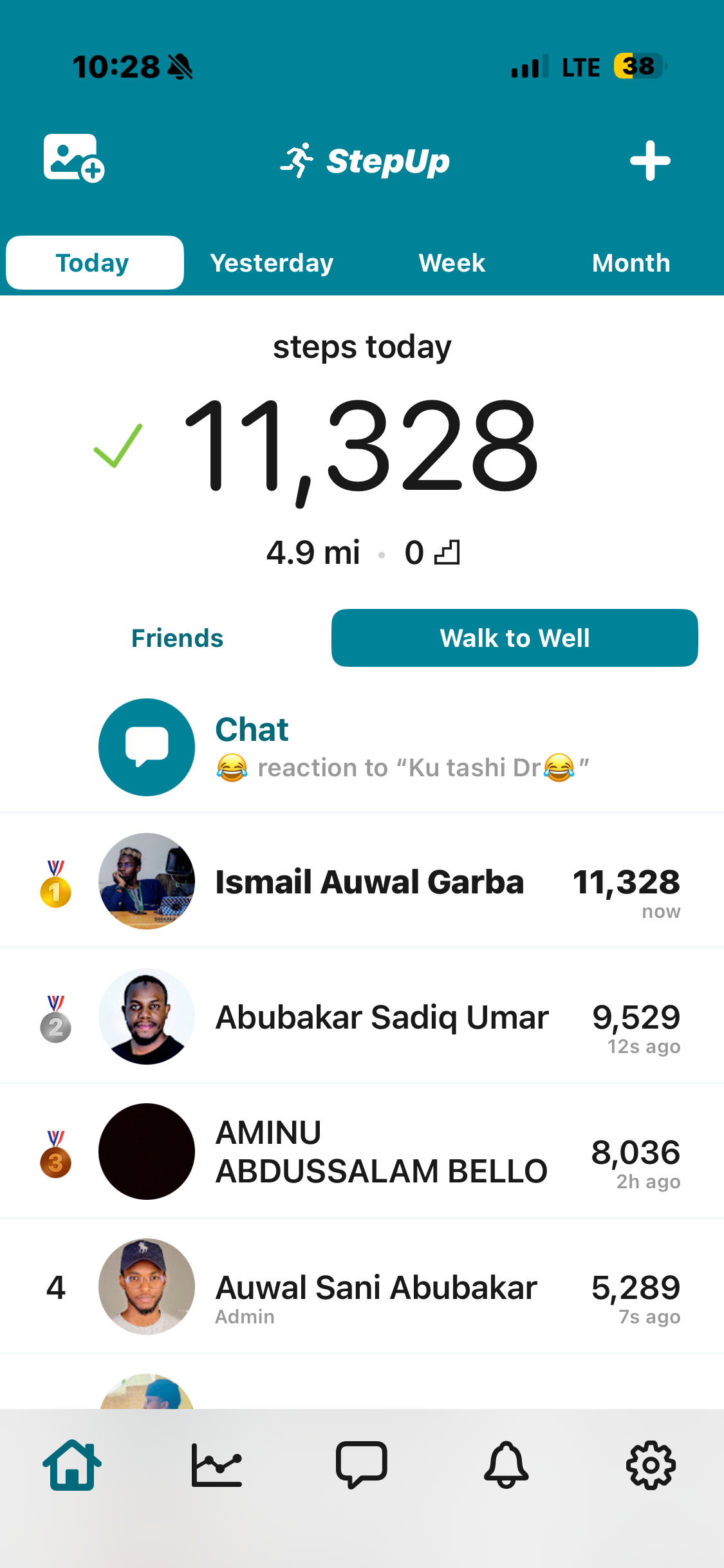 What are you doing to stay fit?
This morning I had over 11k steps.
Tomorrow we will go again!
