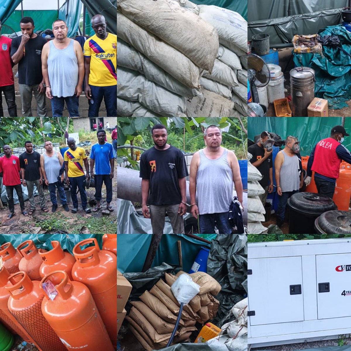 ๐จ BREAKING NEWS: NDLEA Arrests Mexican, 4 Others; Recovers Multi-Billion-Naira Worth of Illicit Sub...