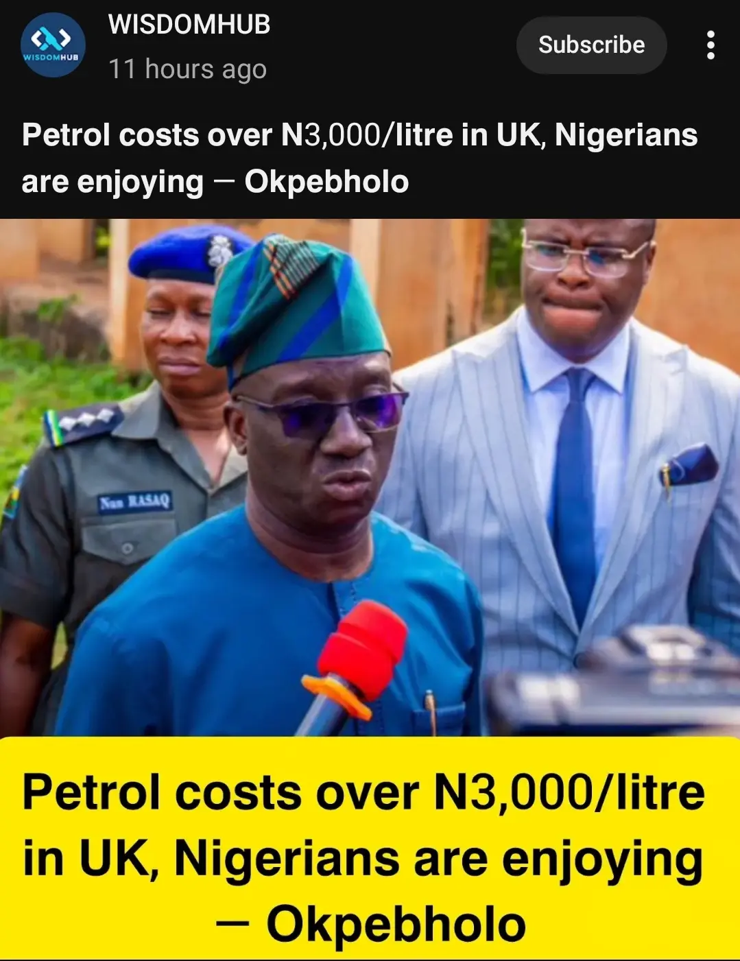 See People Governor, Shameless and heartless