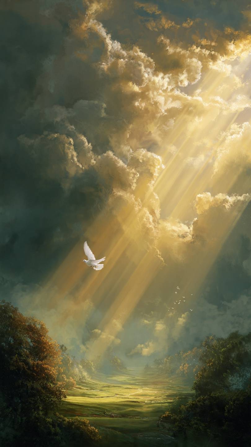 NIGHT AND DAY
The Light shines from above.
Every creature including the dove,
Moves around to find g...