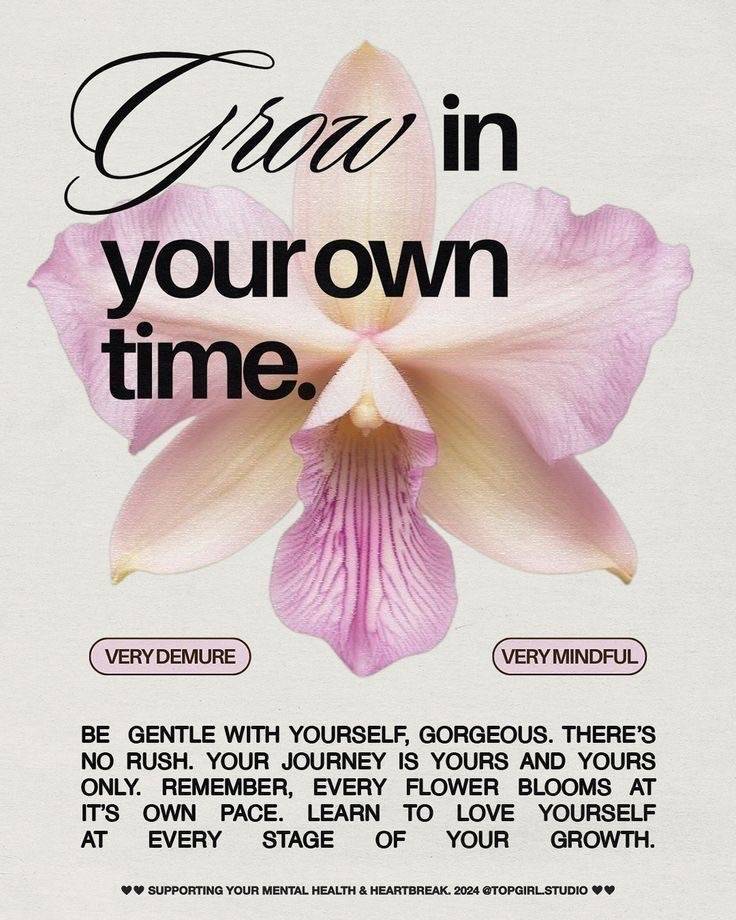 no rush, no comparison. your season is coming ๐ธ drop a ๐บ if you needed this today