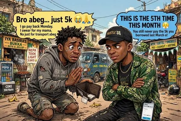 When your broke friend hit you up again ☠
Abeg how una dey take handle am?