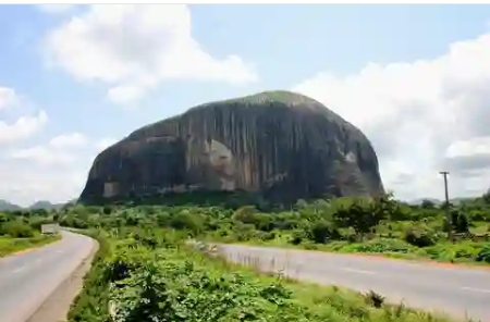 Zuma Rock. What a beautiful rock formation: it oozes dominance and beauty - tourism destination for...
