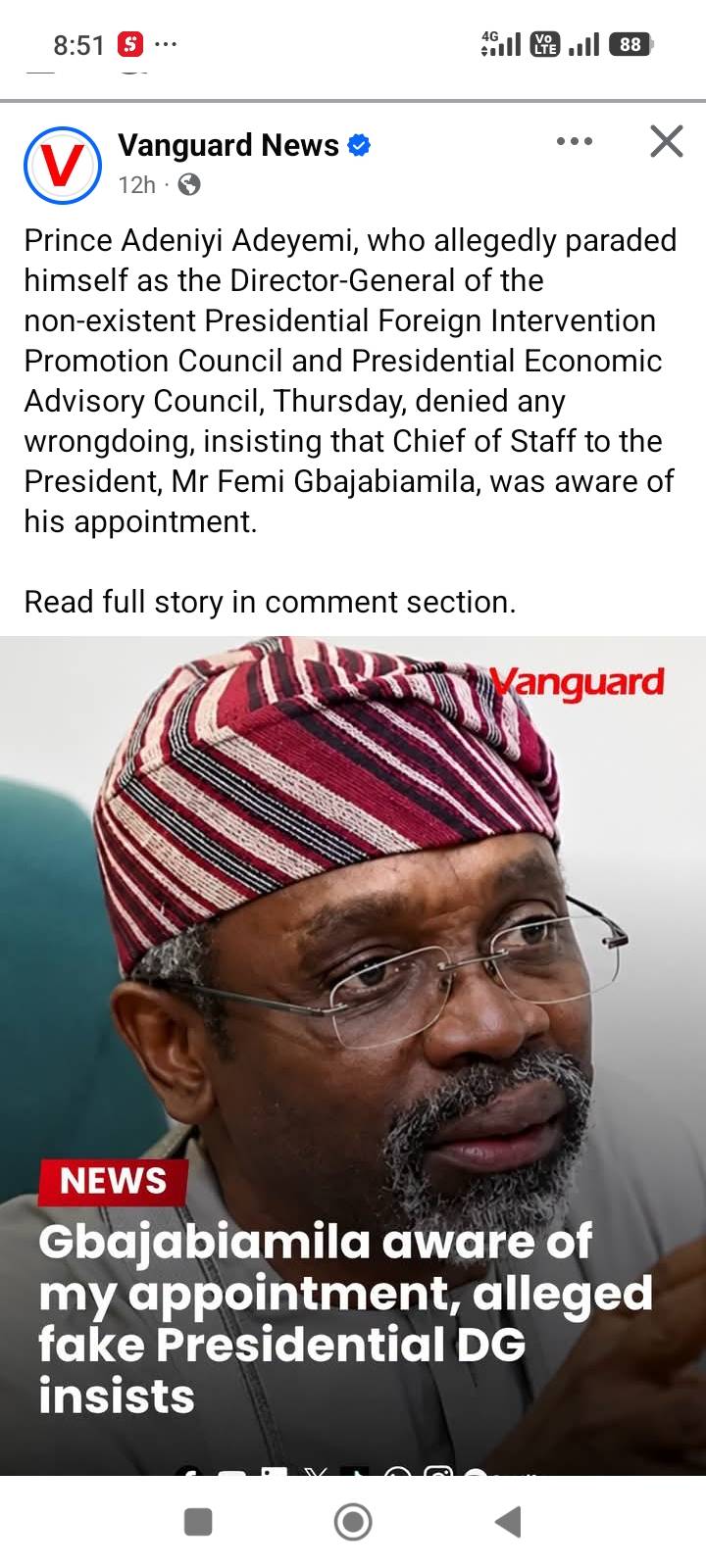 Agbada don hook barbwire - Presidency: crime scene. Shino Rambo the series.