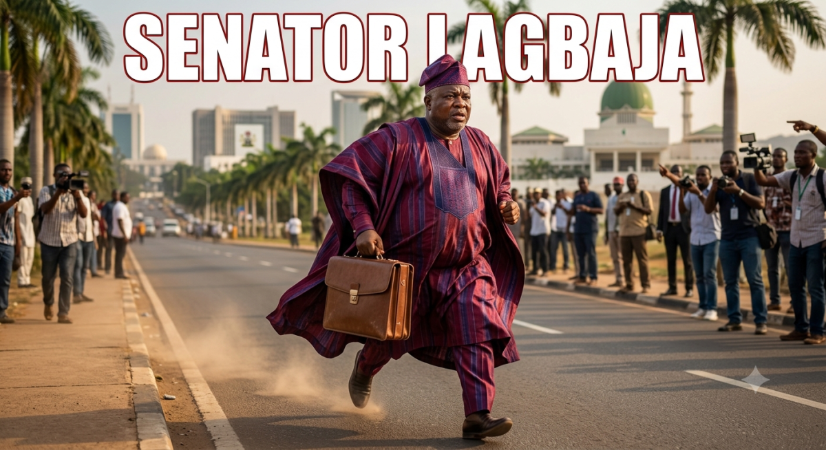 Senator Lagbaja is running with community funds - honeymoon here I come!!! I have my own share of th...