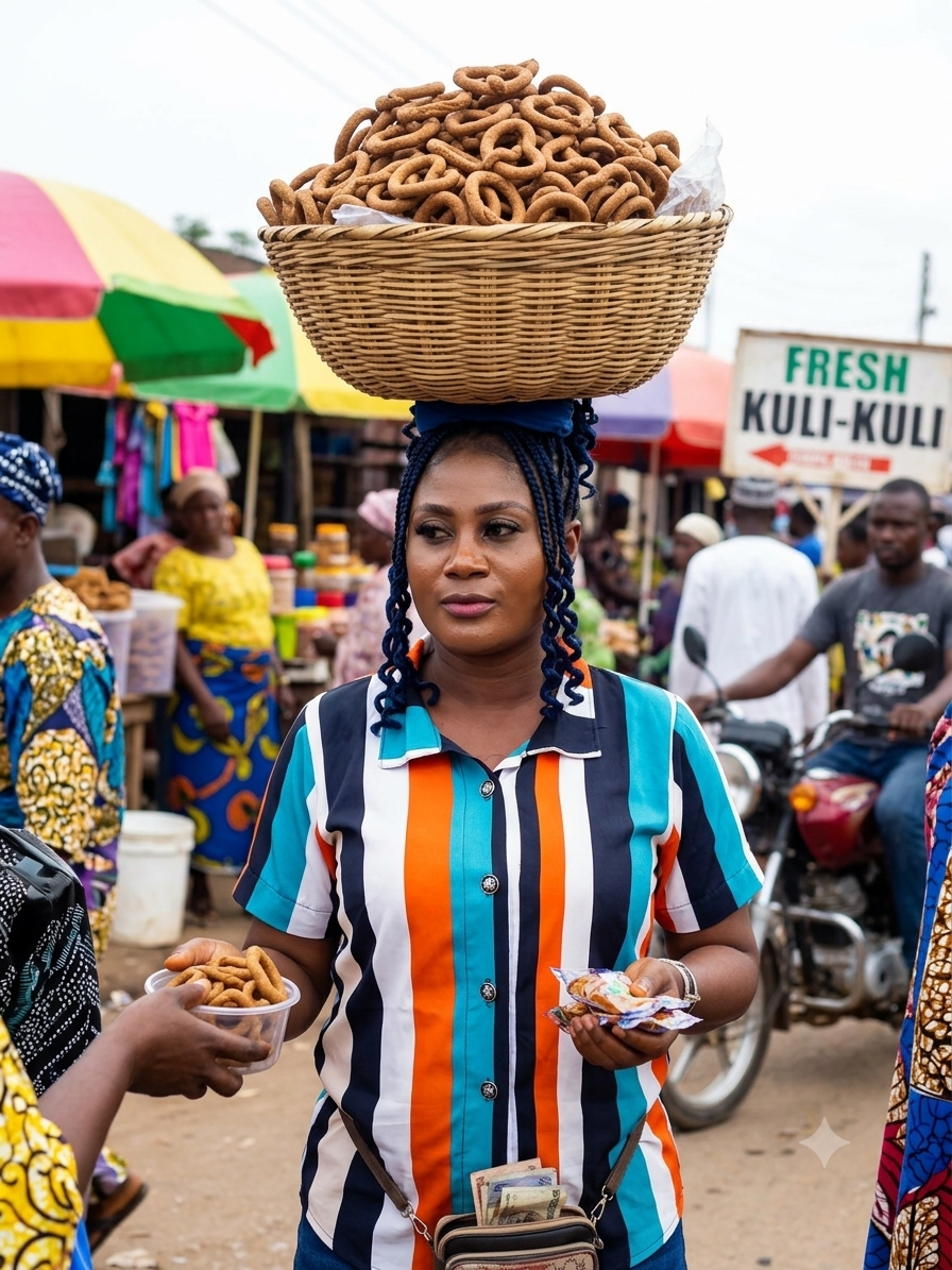 I will buy Estate from Akara, Kulikuli, Roasted Corn, and Akamu Business.
Somebody shout POWER!