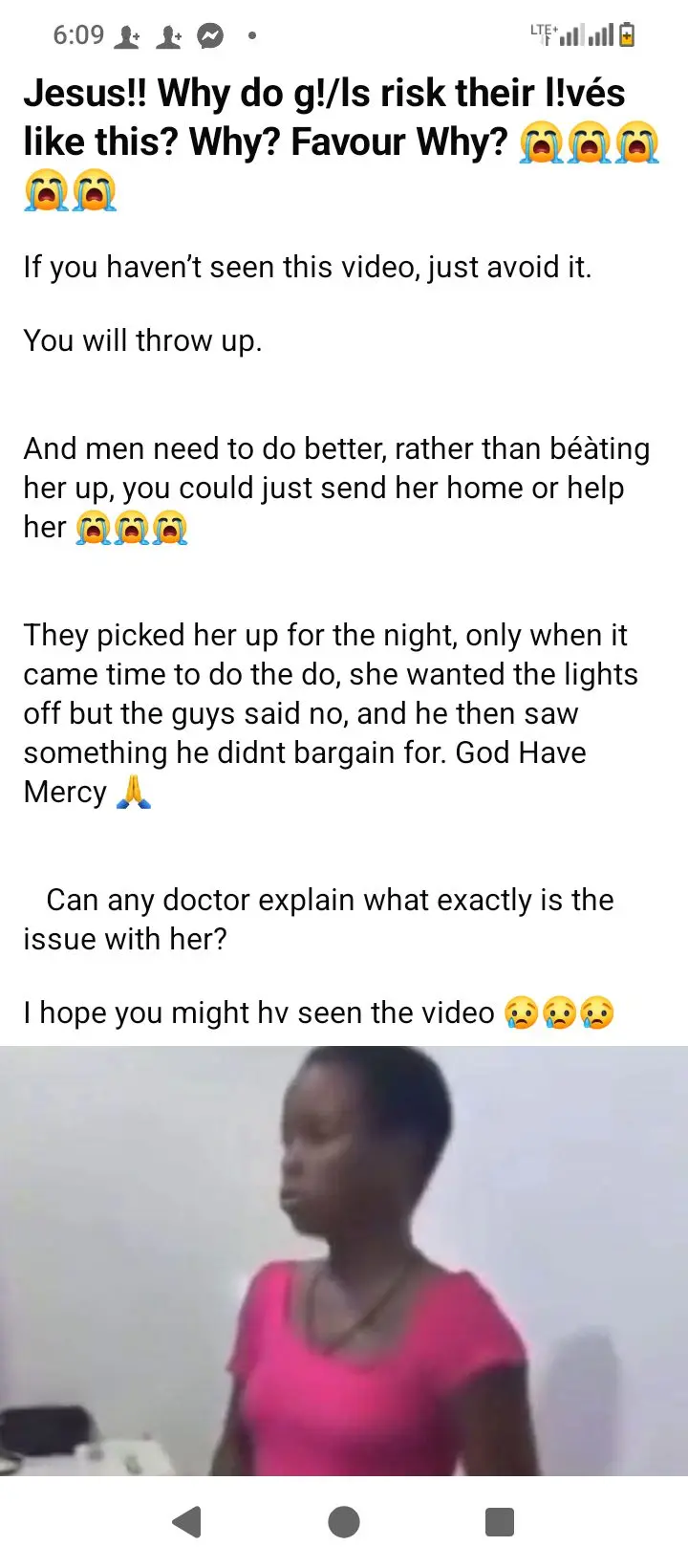 As a mama, I saw that trending video and I cried. π
I will not post the video here β the girl has...