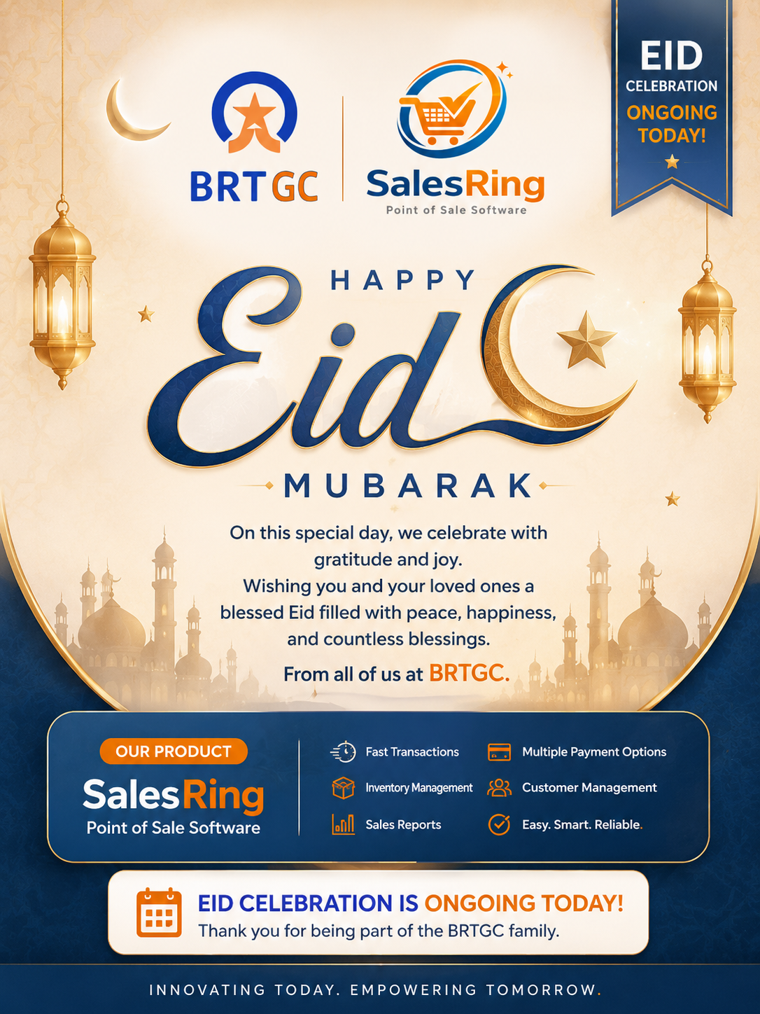 Happy Eid Celebration โจ๐
BRTGC proudly celebrates this special season of peace, gratitude, unity,...