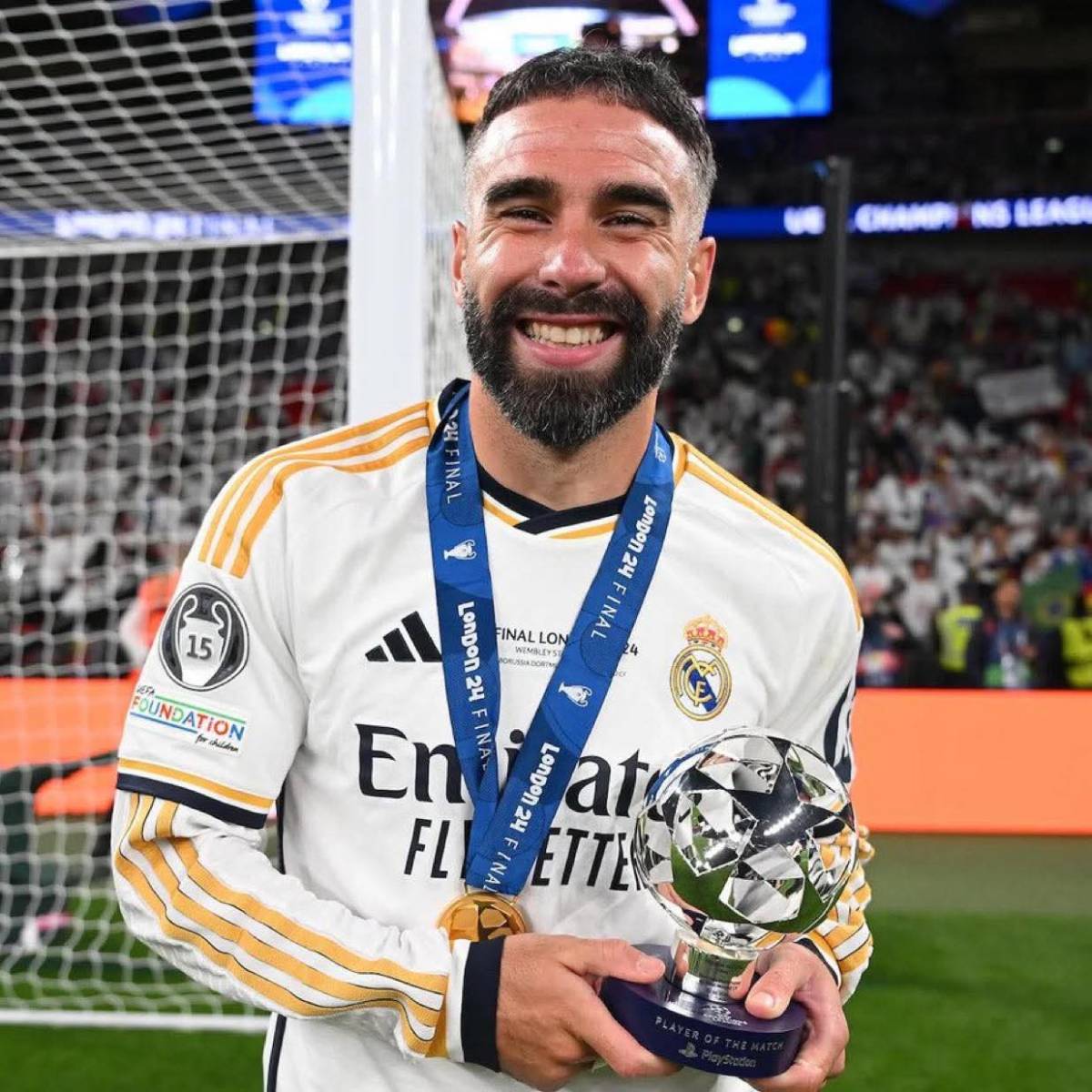 Dani Carvajal’s journey at Real Madrid:
🏆 6 UCL titles as starter.
🎖️ UCL Final MOTM.
🏆 29 car...
