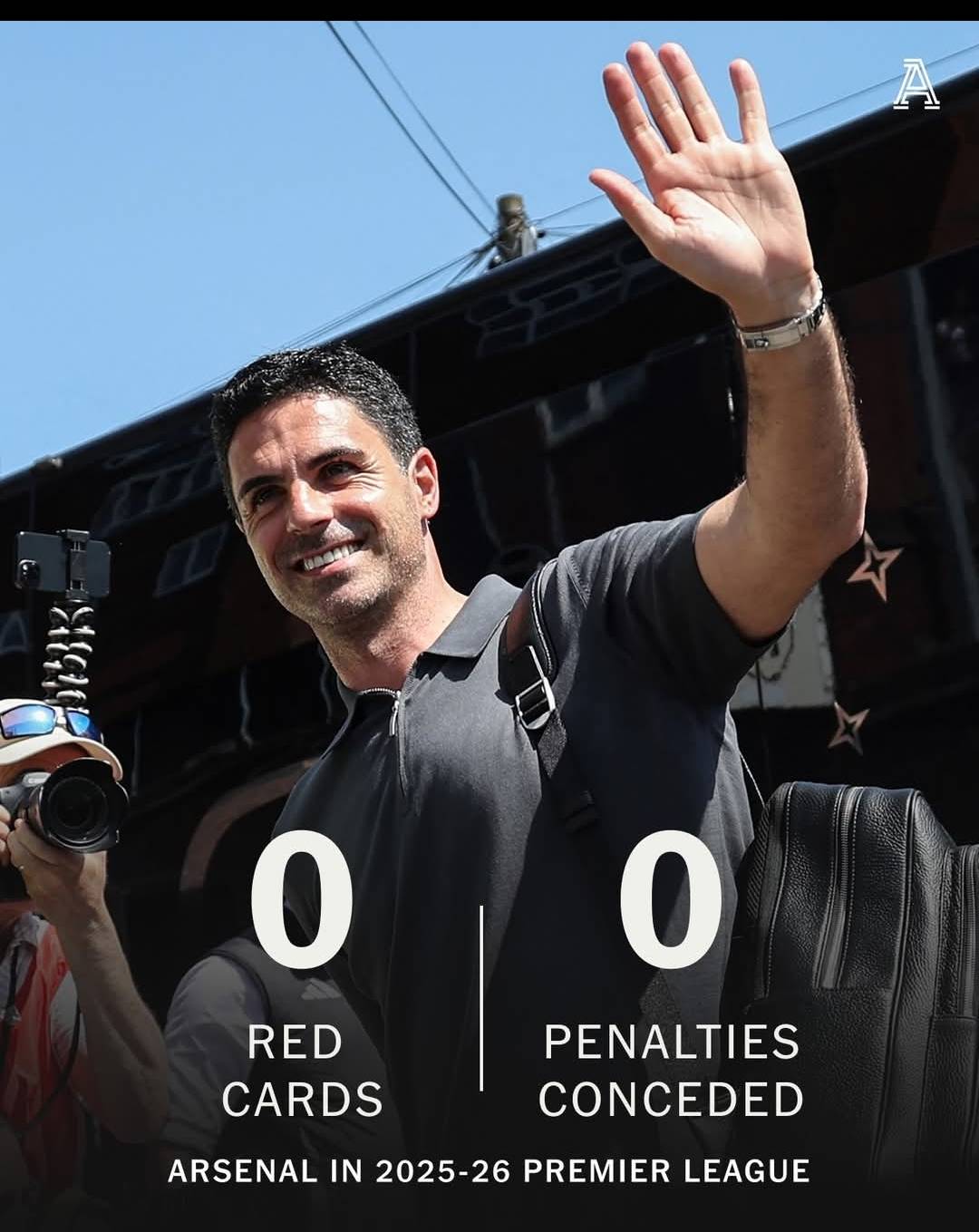 Arsenal are the first team in Premier League history to go a whole season without receiving a red ca...