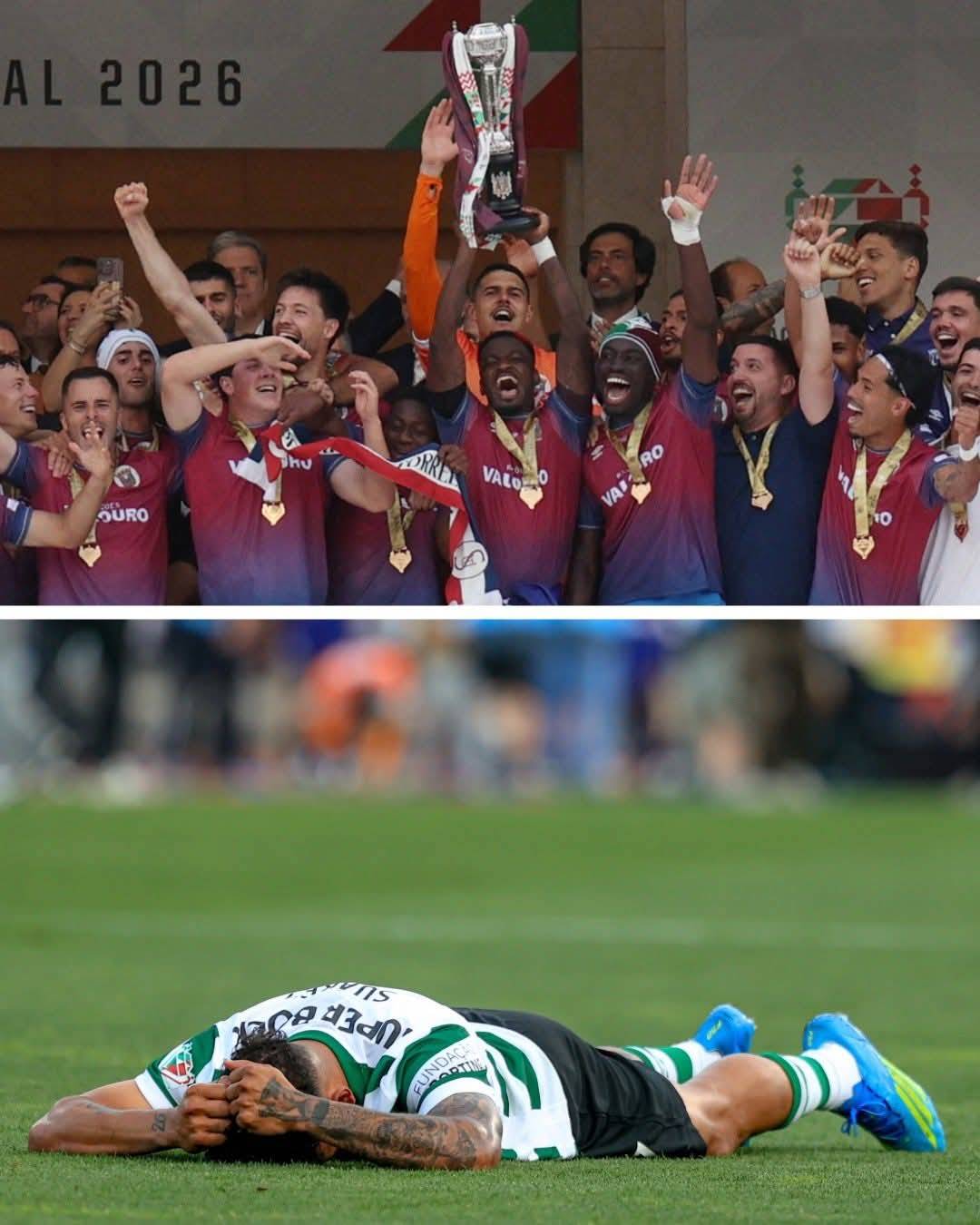 Second-division Torreense stun Sporting CP 2-1 after extra time in the Taça de Portugal final 😲
It...