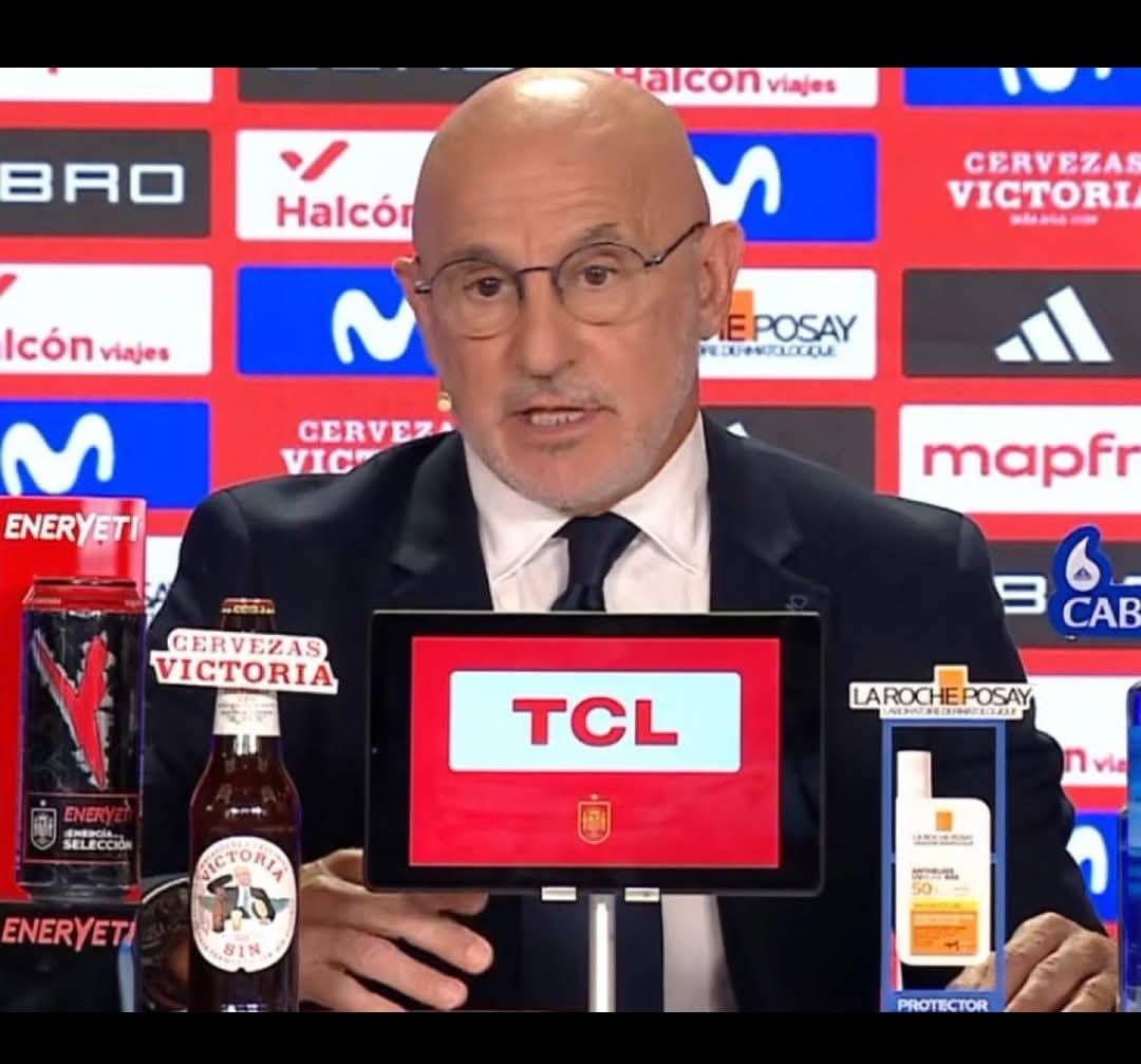 ๐จ Luis de la Fuente on having no Real Madrid players at the World Cup:
"I don't look at any playe...