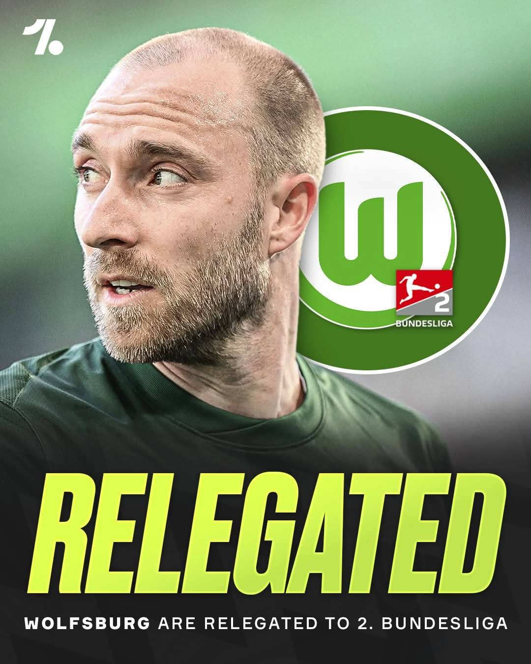 Wolfsburg have been relegated to the Bundesliga 2. for the first time since 1997 ๐ฎ
Less than 20 ye...