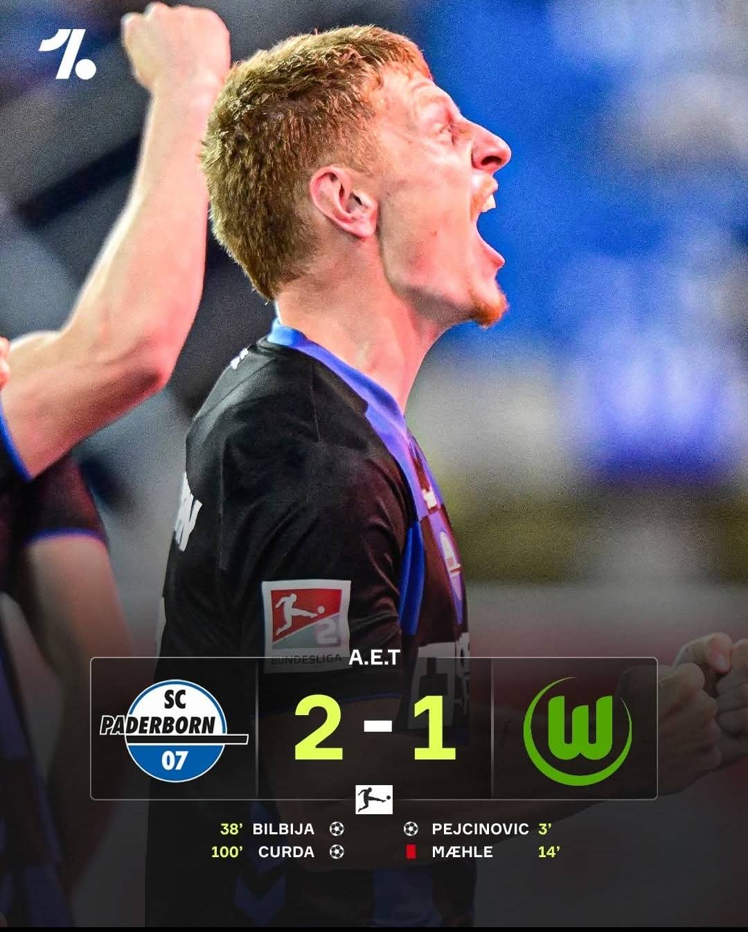 Paderborn secured Bundesliga promotion after defeating Wolfsburg in front of a packed home crowd! ๐๏ธ...