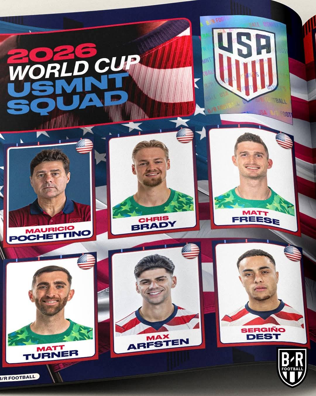 The United States squad for the 2026 World Cup is confirmed 🇺🇸