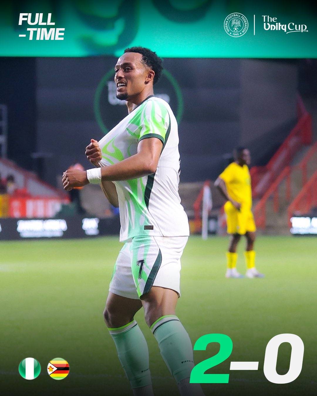 FULL TIME! 🇳🇬🦅

We advance to the final of the #unitycup