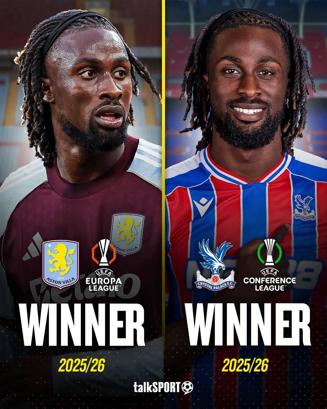 Evann Guessand becomes the first player in history to win TWO European trophies in ONE season! ๐คฏ๐