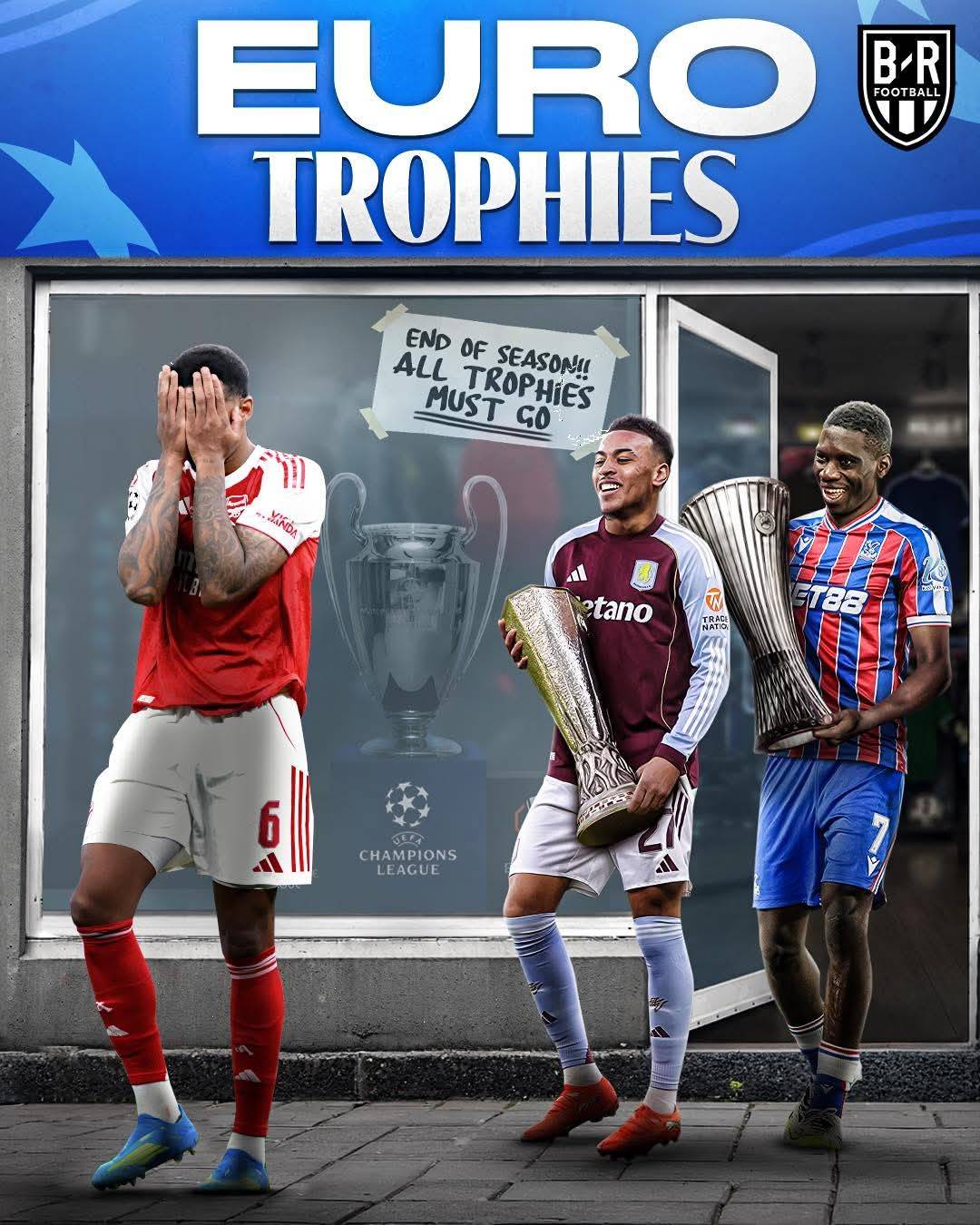 Arsenal failed to make it an English sweep of European trophies ๐ซ
Europa League: Aston Villa ๐
Co...