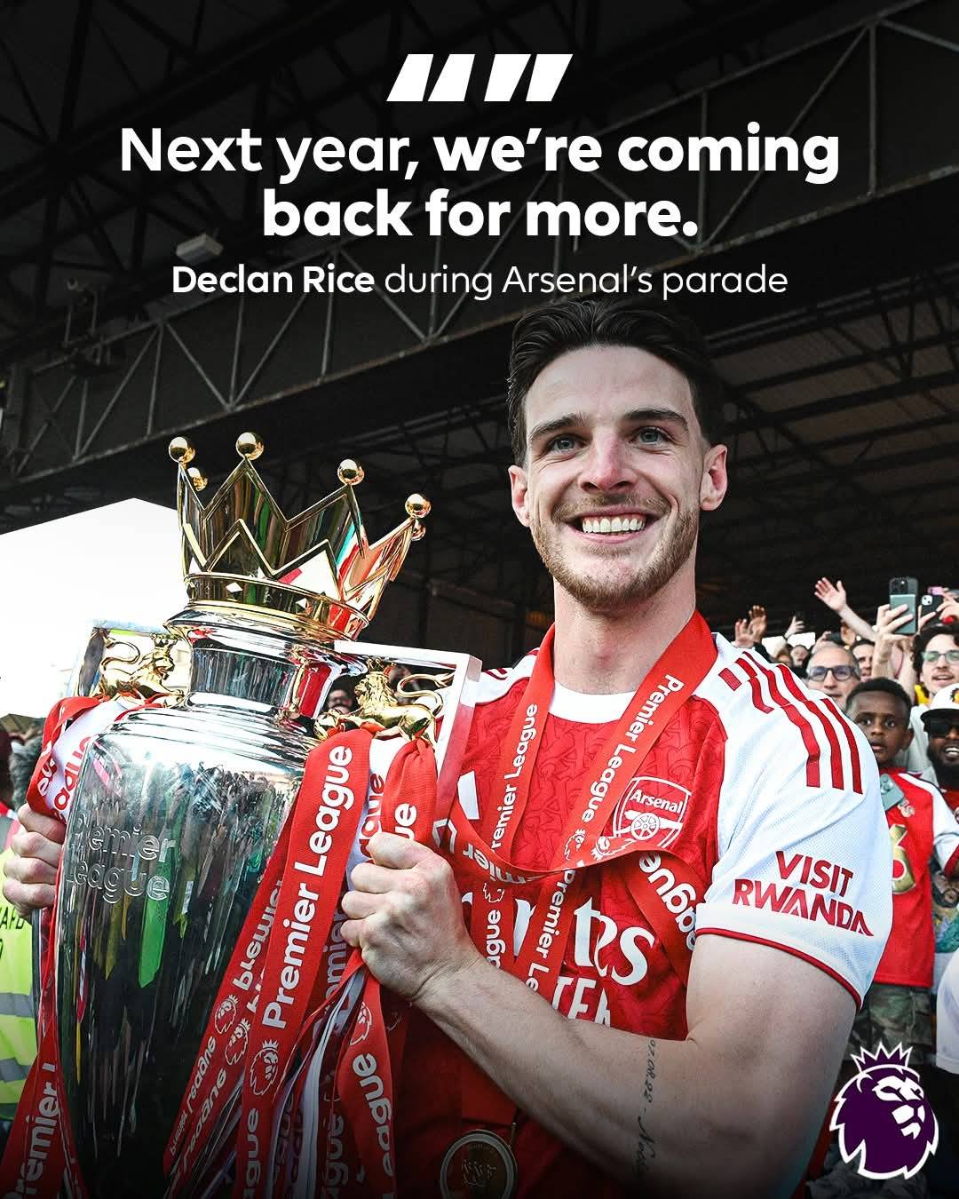 The job isn't finished for Declan Rice and Arsenal ๐