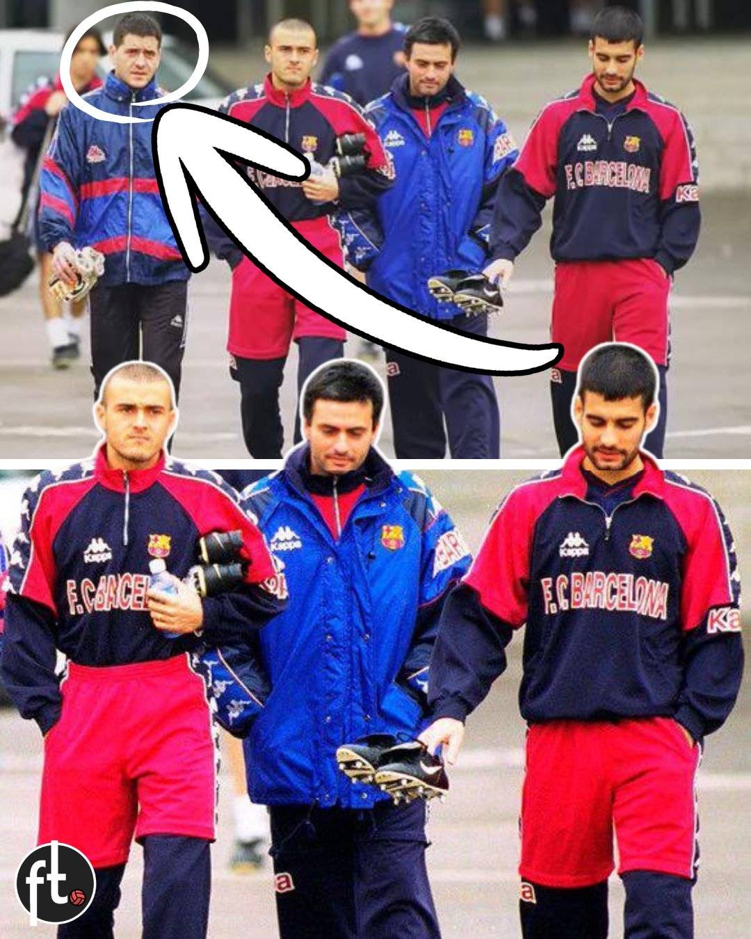 📸 This photo of Luis Enrique, José Mourinho and Pep Guardiola gets better and better with every pas...