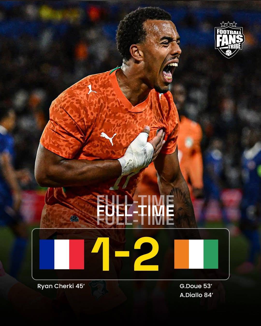 France with a 2-1 loss at home to Ivory Coast just 12 days before their World Cup campaign begins ๐ฌ...