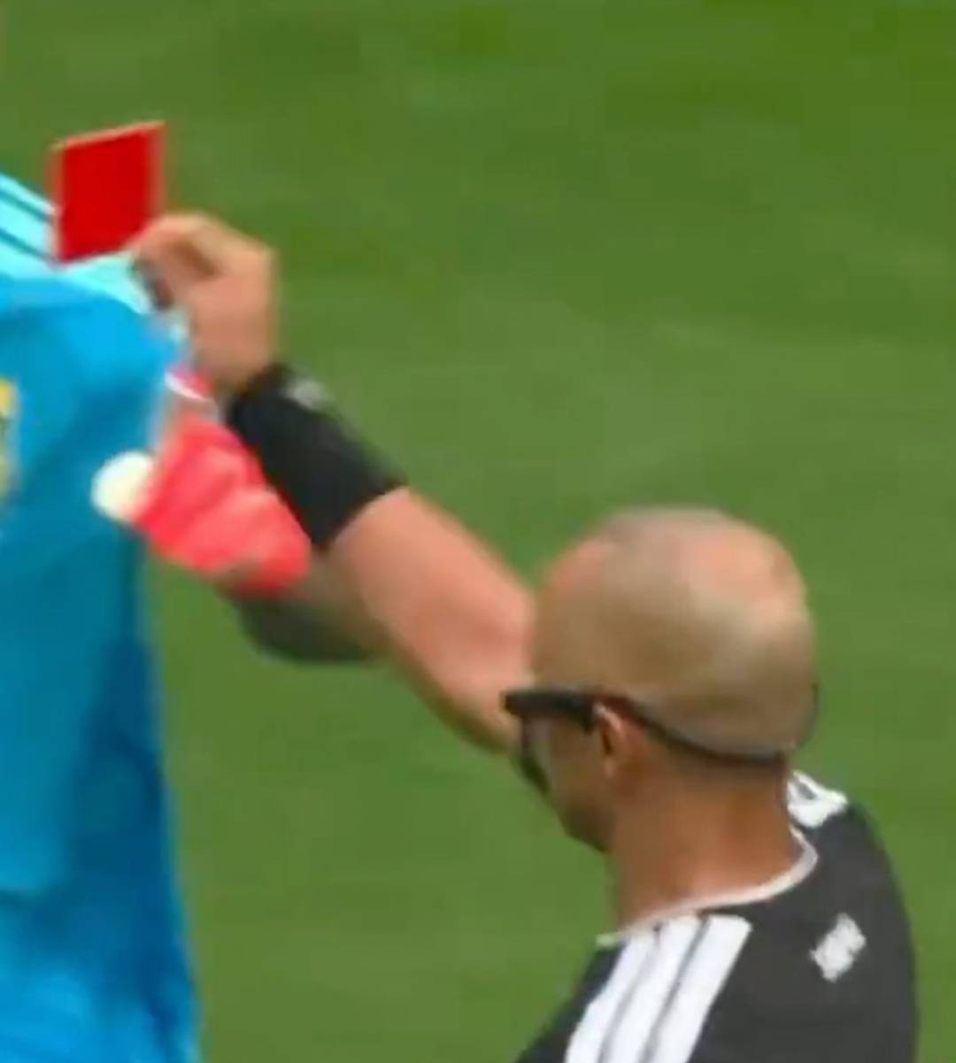 ๐จ๐จ| ๐๐๐๐๐๐: Three red cards given in a World Cup opening match which is the ๐
๐๐๐๐ ๐๐๐๐ ๐๐๐๐ in tou...