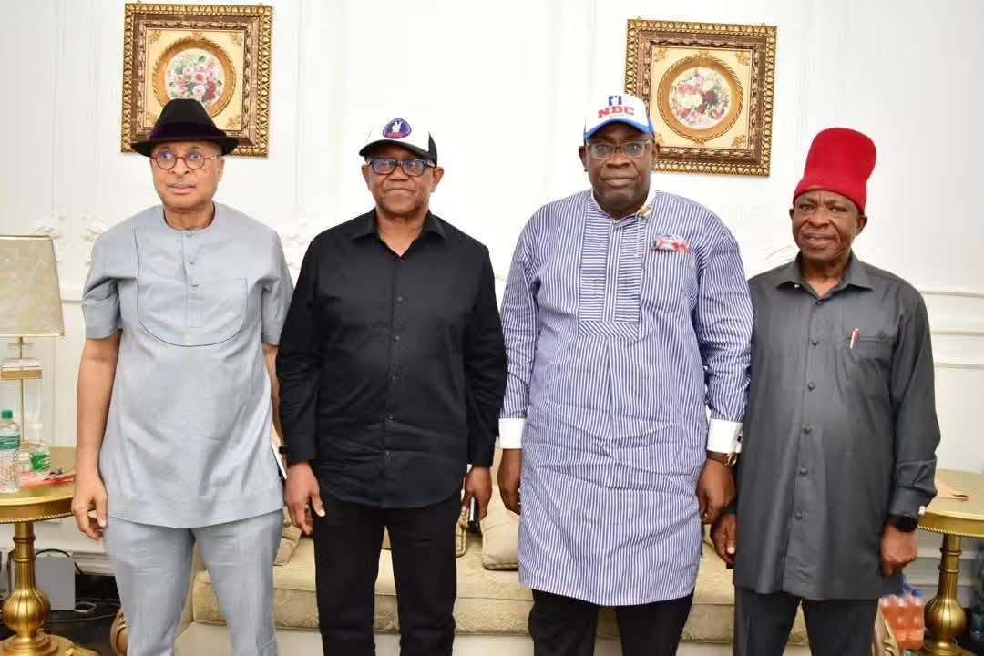 Dickson meets Obi, says NDC crisis fully resolved
The National Leader of the Nigeria Democratic Con...