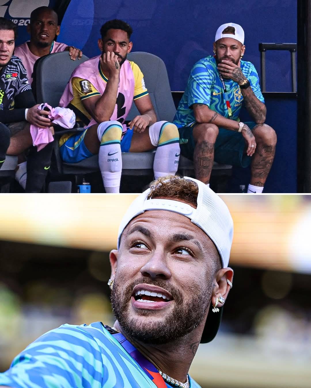 Neymar’s World Cup campaign begins on the bench as Brazil face Morocco🇧🇷⏳