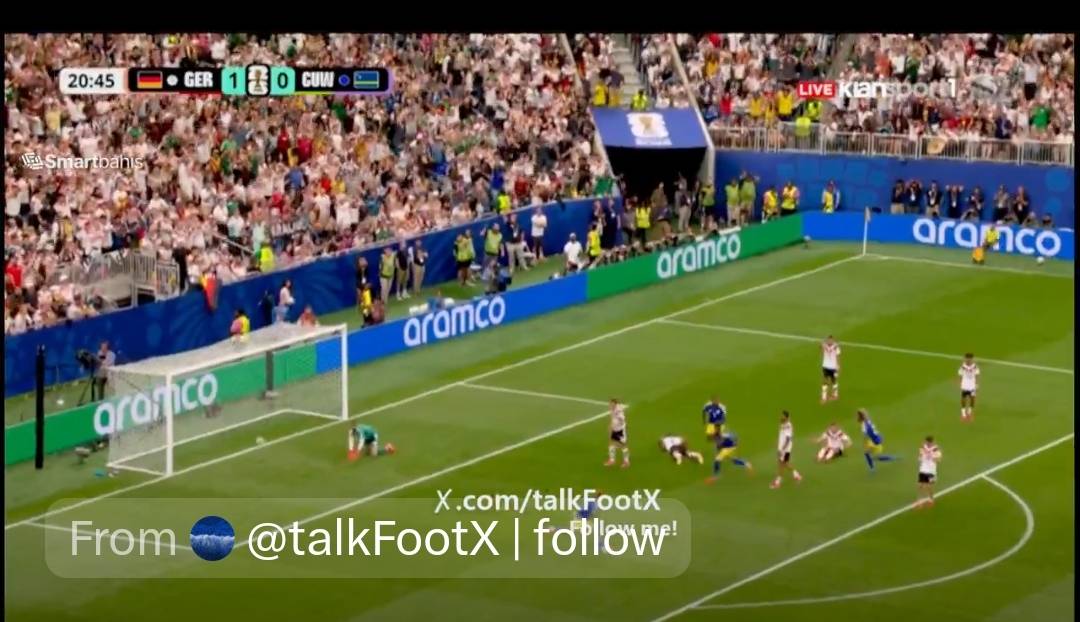 🚨🚨| GOAL: COMENENCIA HAS SCORED CURACAO'S FIRST EVER WORLD CUP GOAL!!!

Germany 1-1 Curaçao